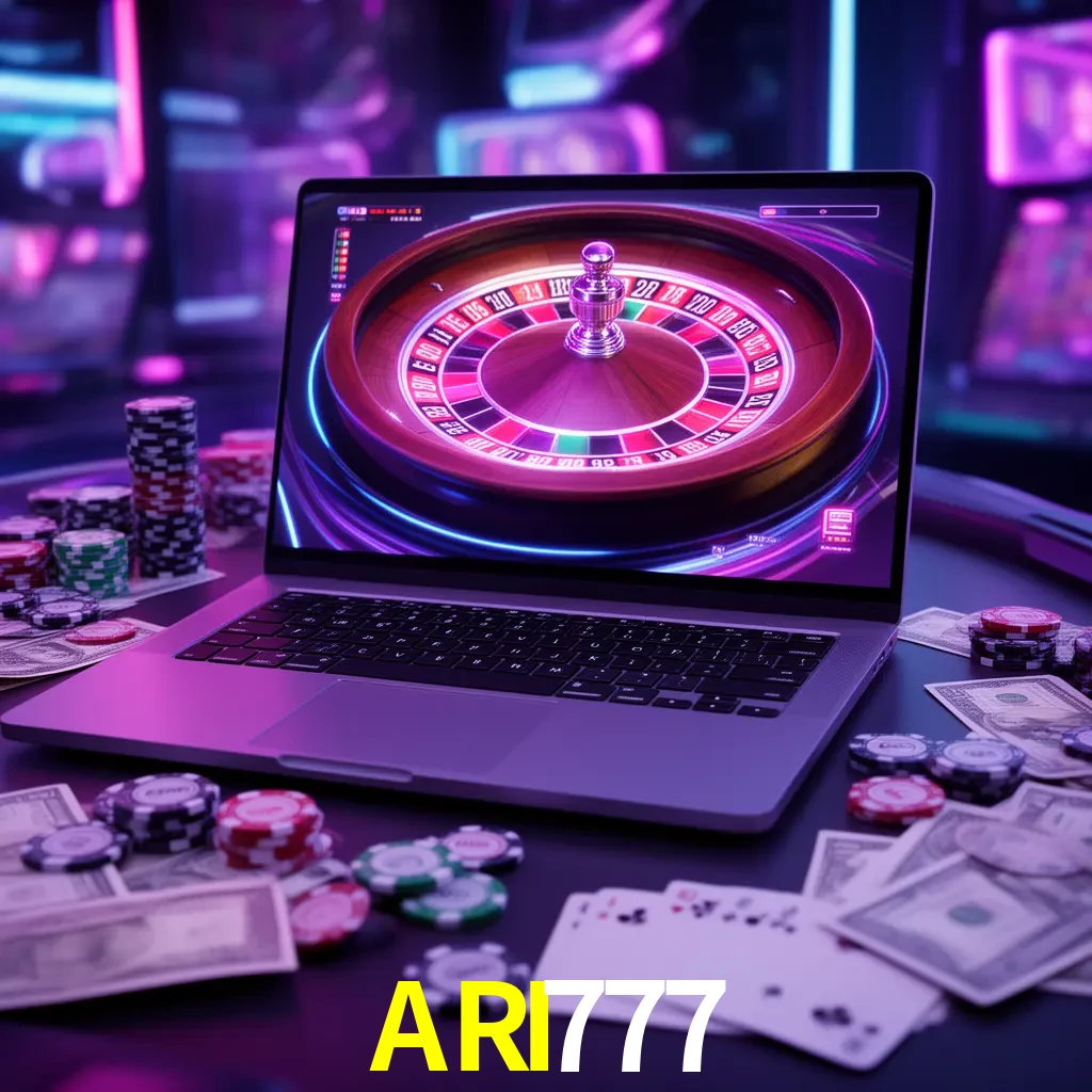 Centro móvil ARI777 con casino, cajero, bonos, app y acceso de cuenta para México